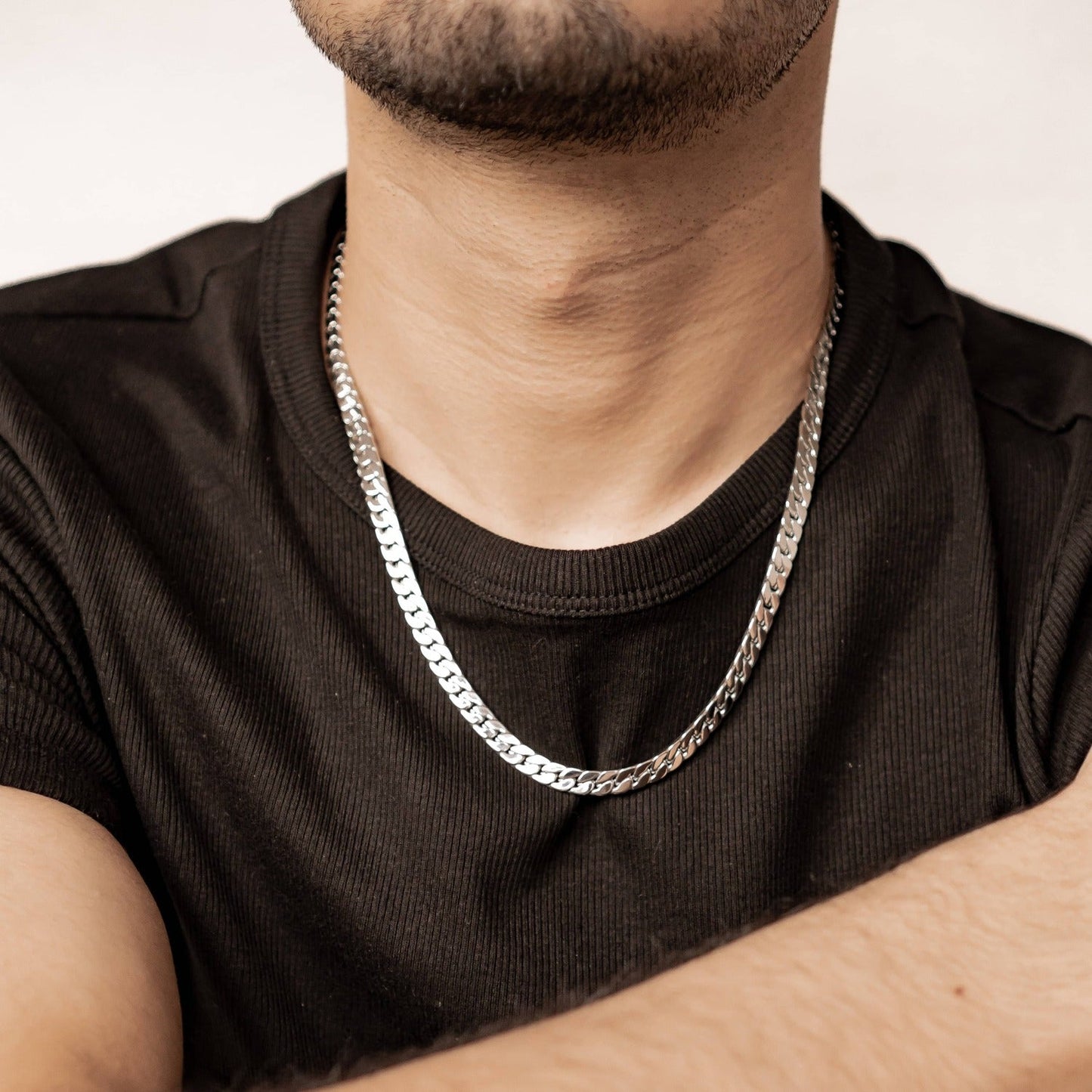 Thick Cuban Chain Necklace Waterproof