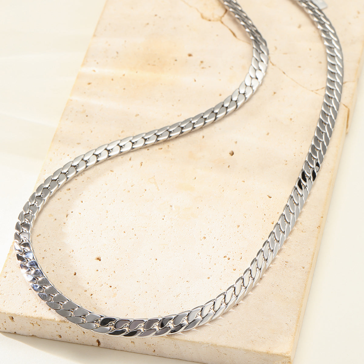 Thick Cuban Chain Necklace Waterproof