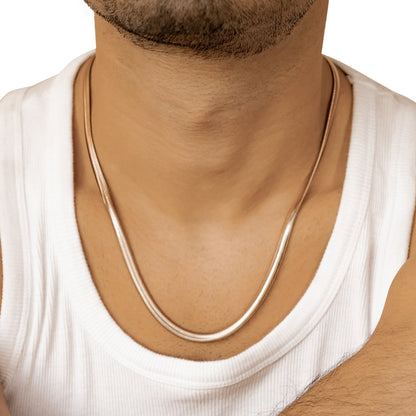 Thick Snake Chain Necklace Waterproof 55-60cm