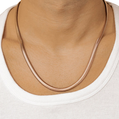 Thick Snake Chain Necklace Waterproof 55-60cm