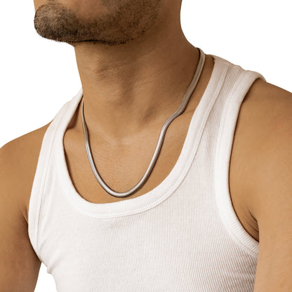 Thick Snake Chain Necklace Waterproof 55-60cm