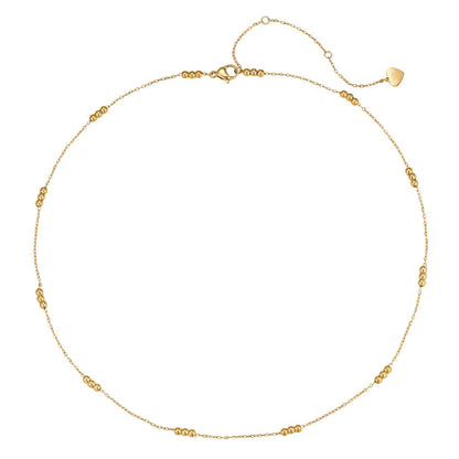 Three Satellite Chain Necklace Waterproof