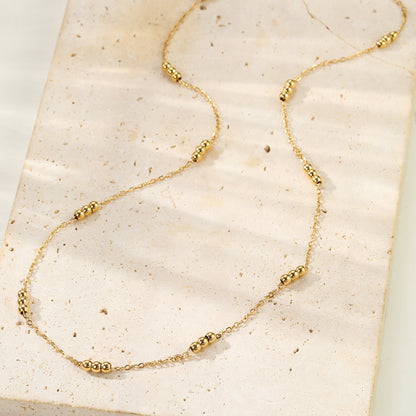 Three Satellite Chain Necklace Waterproof