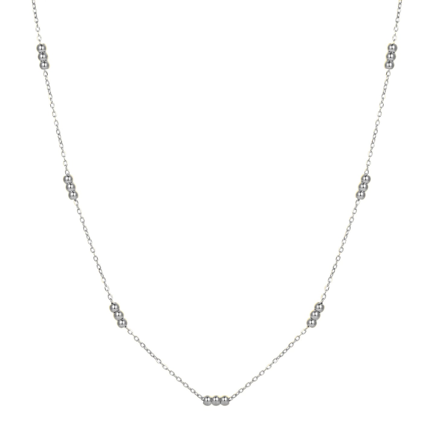 Three Satellite Chain Necklace Waterproof