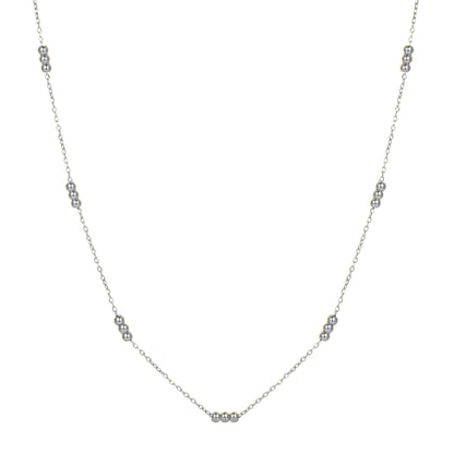 Three Satellite Chain Necklace Waterproof