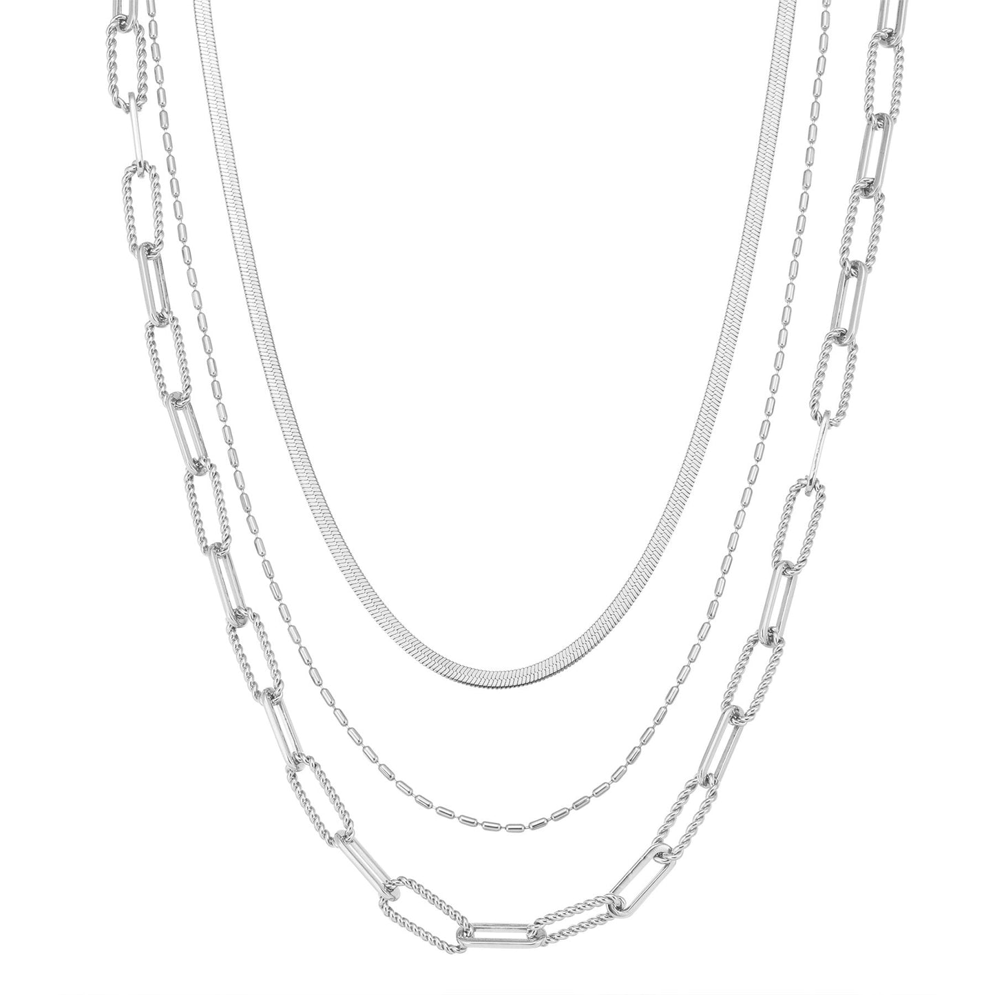 Timeless Triple Layer Chain Necklace Waterproof