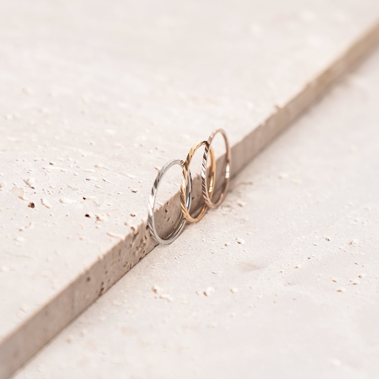 Twist Stack Ring Stainless Steel