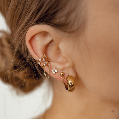 Chunky Hoop Earrings