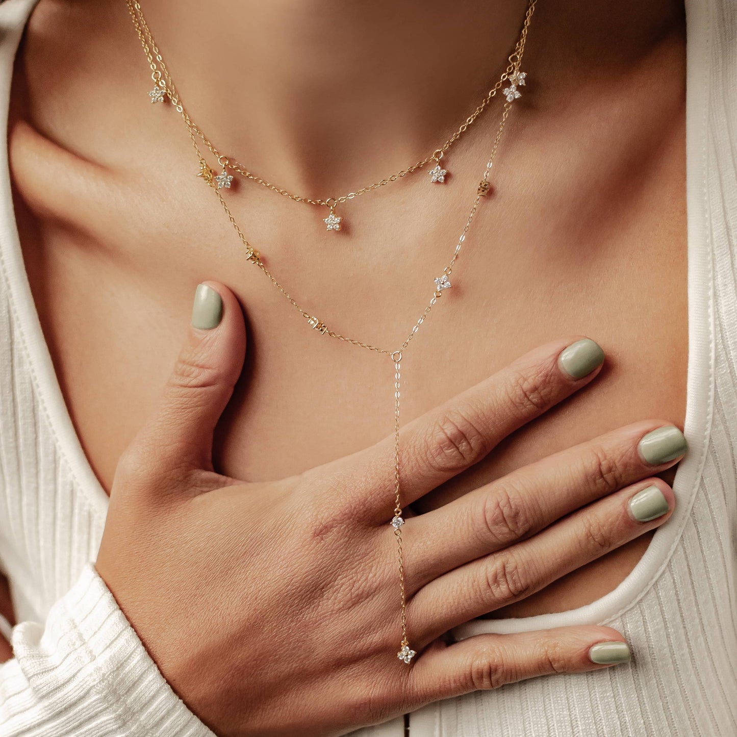 Bloom Necklace Set Sterling Silver