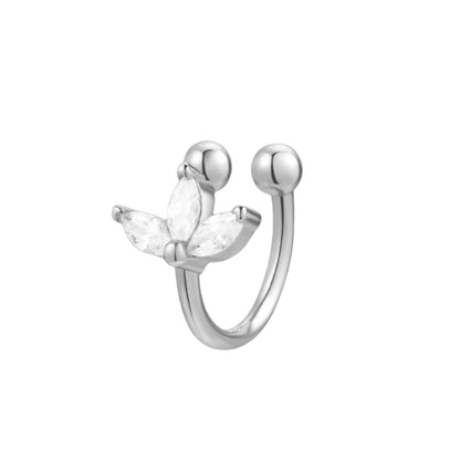Blossom Ear Cuff Sterling Silver