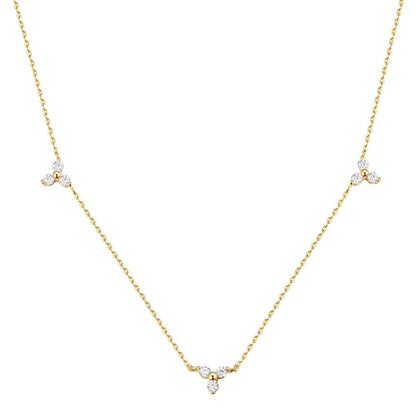 Trinity Necklace 14K Gold