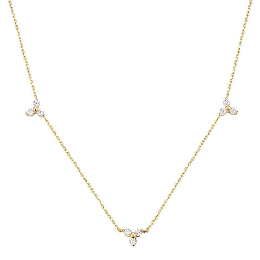 Trinity Necklace 14K Gold