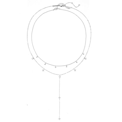 Ellipse Necklace Set Sterling Silver