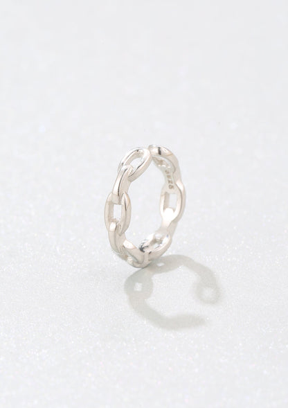 Chunky Chain Ear Cuff Sterling Silver