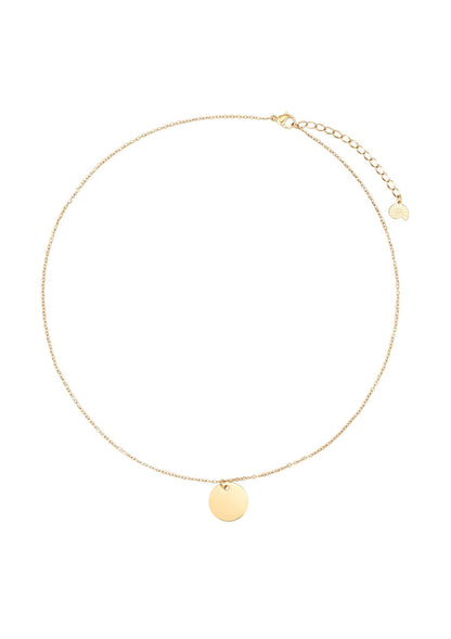 Circle Necklace Gold