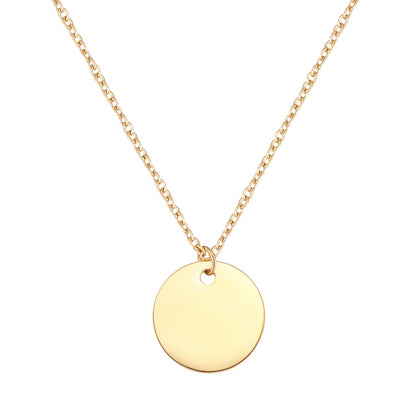 Circle Necklace Gold