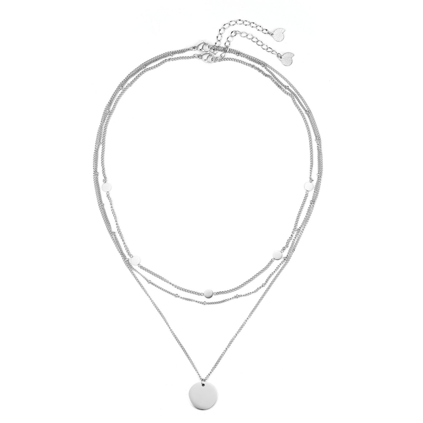 Circle Necklace Layering Set