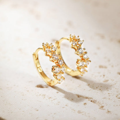 Constellation Huggie Earrings Sterling Silver