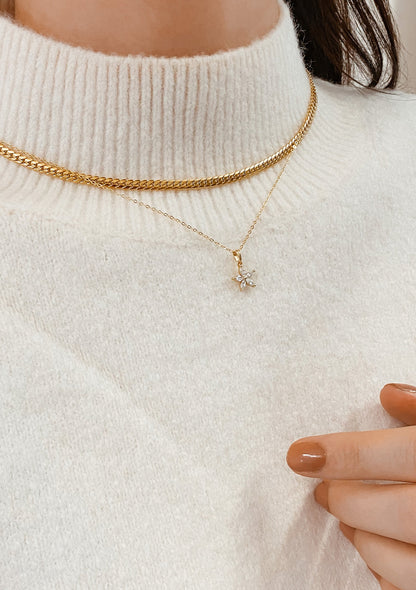 Cuban Link Chain Necklace Gold