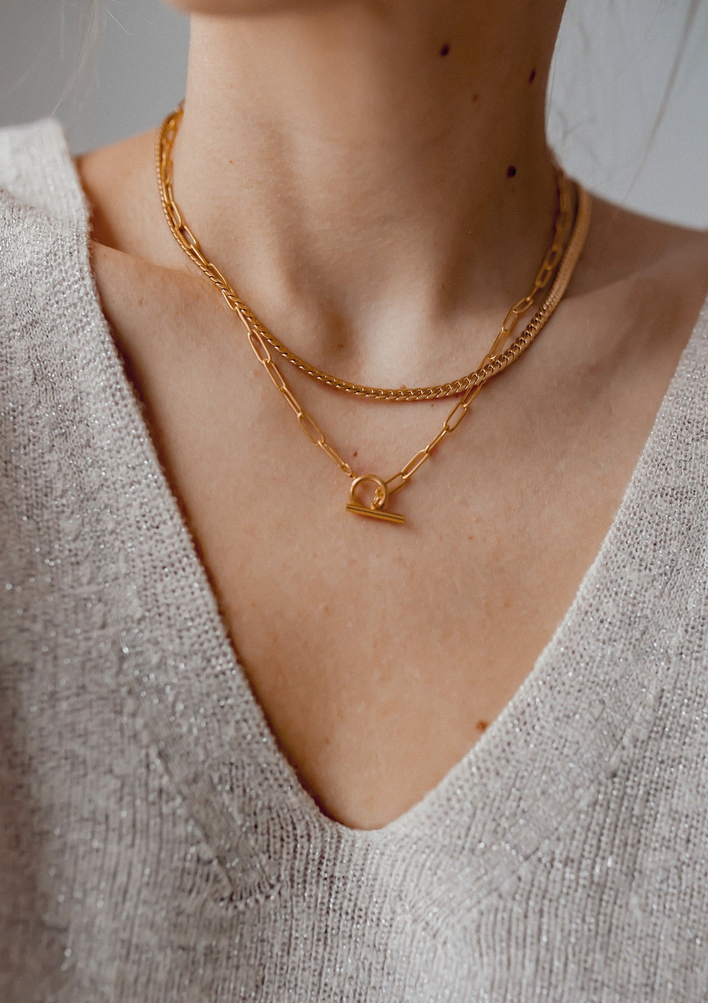 Cuban Link Chain Necklace Gold