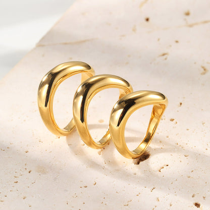 Curve Ring Stainless Steel