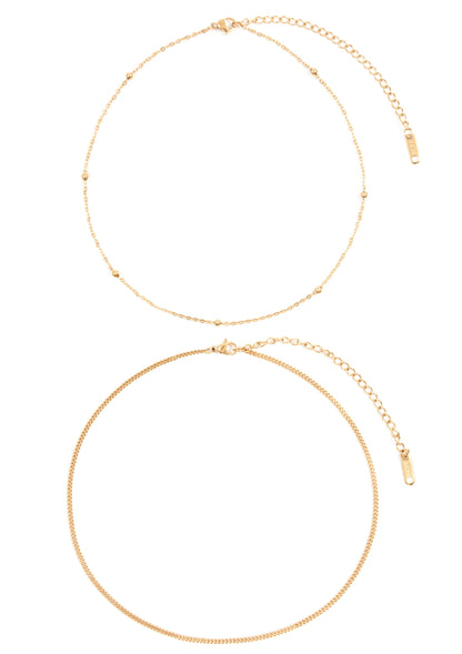Delicate Choker Set Gold