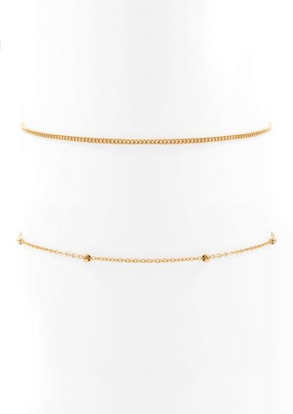 Delicate Choker Set Gold