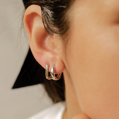 Dome Hoop Earring Sets