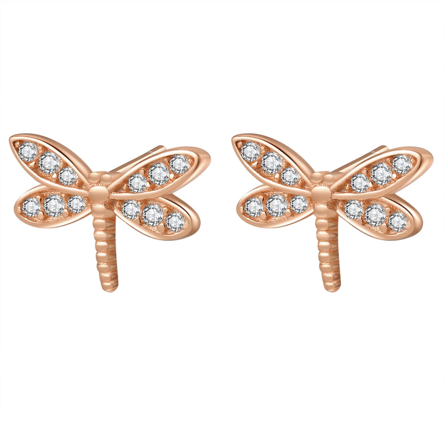 Dragonfly Stud Earring Sterling Silver