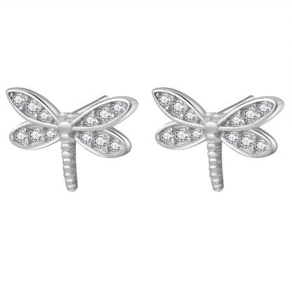 Dragonfly Stud Earring Sterling Silver