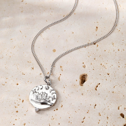 Faith Pendant Necklace Sterling Silver
