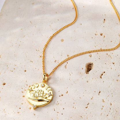 Faith Pendant Necklace Sterling Silver