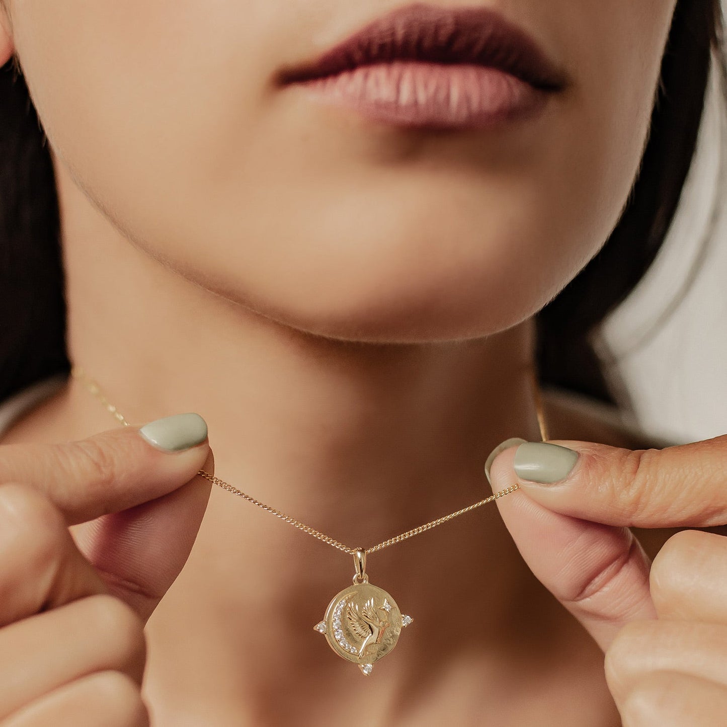 Fearless Pendant Necklace Sterling Silver