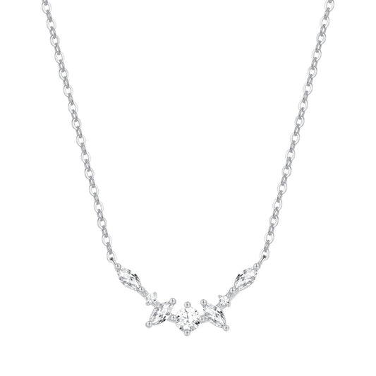 Gemstone Fireworks Necklace Sterling Silver