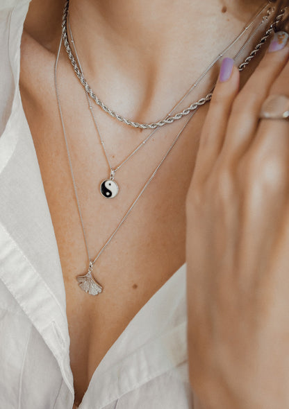 Longevity Pendant for Full-of-life & Energetic in Silver