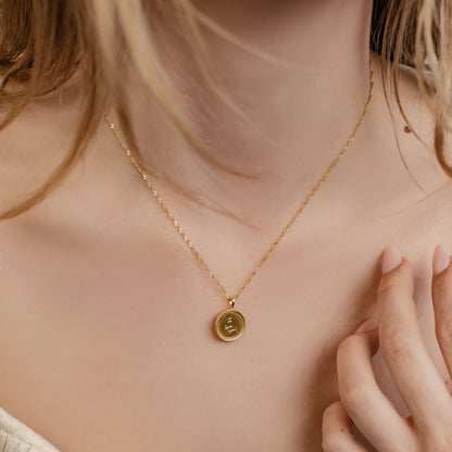 Handwriting Pendant Necklace Sterling Silver