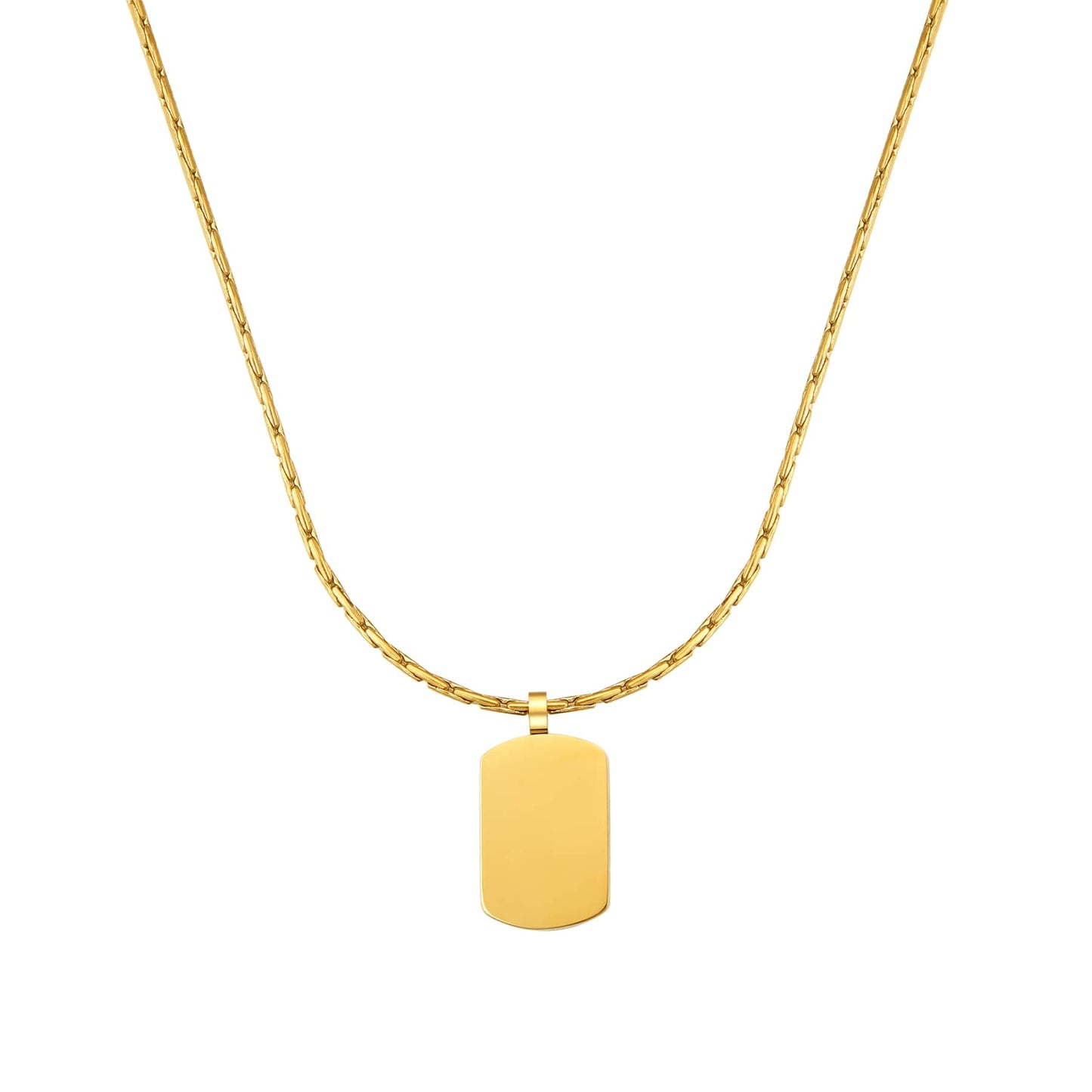 Hexagon Cobra Chain Necklace Waterproof