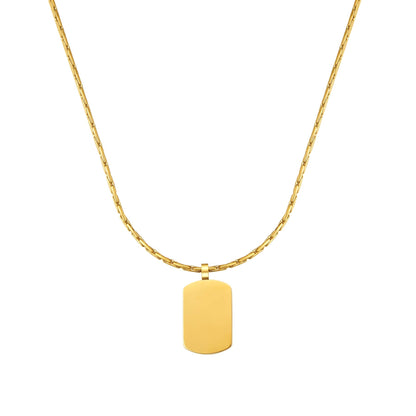 Hexagon Cobra Chain Necklace Waterproof