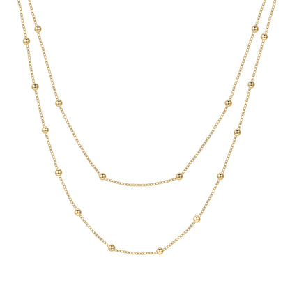 Layered Necklace Gold