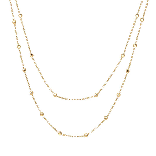 Layered Necklace Gold