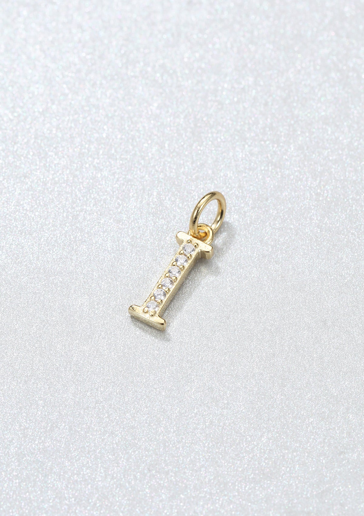 Letter Pendant Sterling Silver Gold