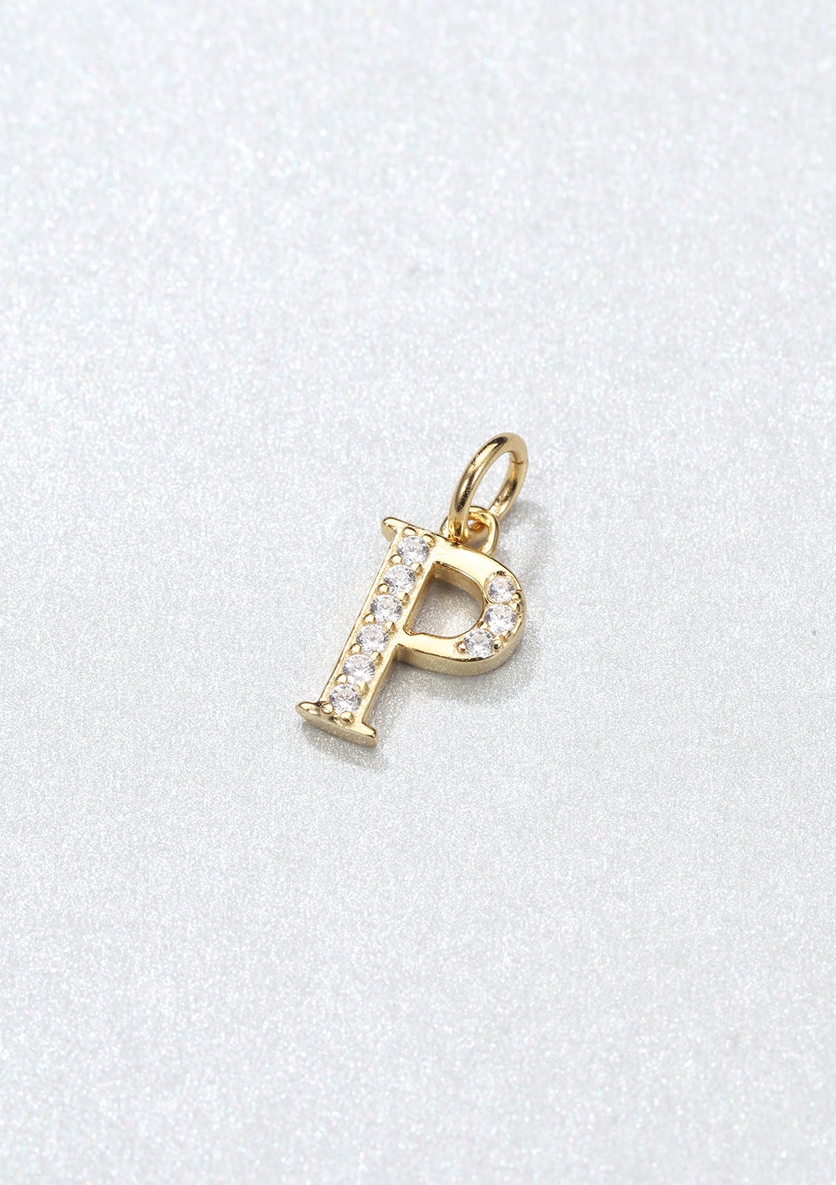 Letter Pendant Sterling Silver Gold