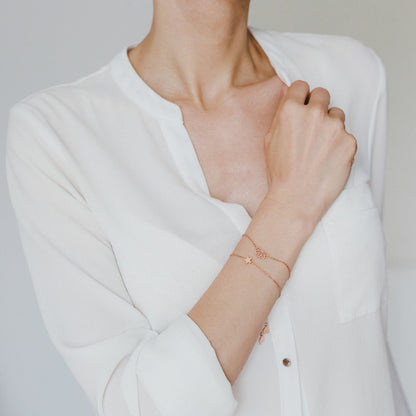 Lotus Bracelet Rose Gold