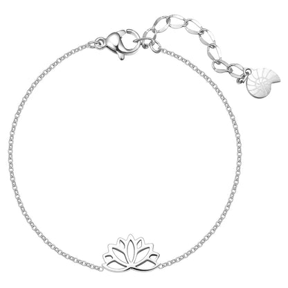 Lotus Bracelet Silver