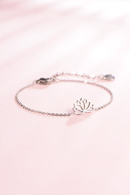 Lotus Bracelet Silver