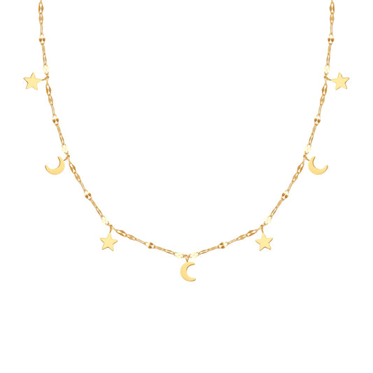 Star and Moon Choker Waterproof