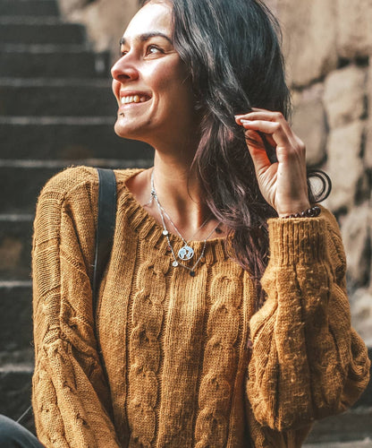 Multi Circles Necklace Silver