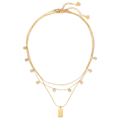 Multi-Strand Layered Necklace Look