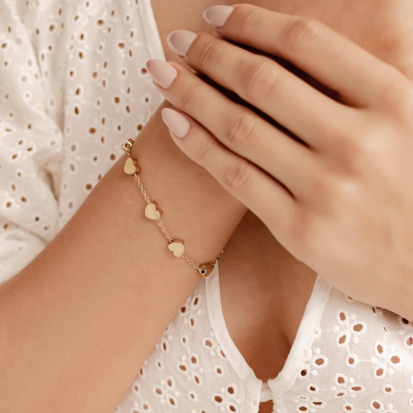 Multiple Hearts Bracelet