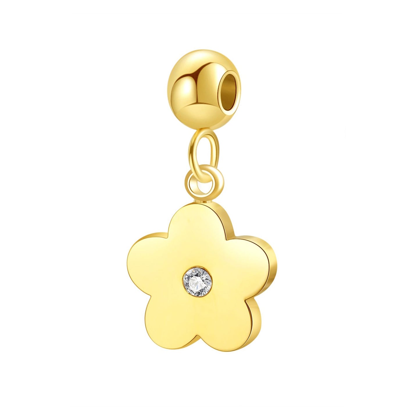 Petite Flower Pendant Gold